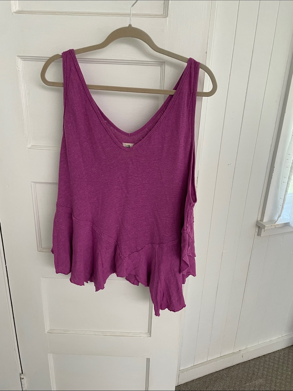 We The Free (Free People) purple Large flowy tank top, gently worn